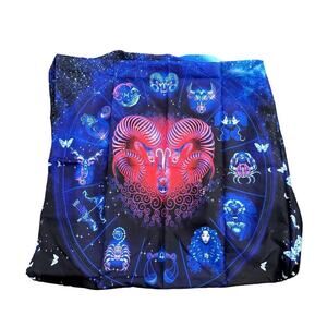 Horoscope Wall Tapestry in Blue​​​​